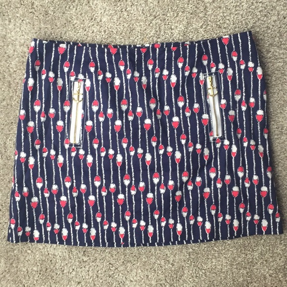 Fun and Flirty Nautical Skirt - Picture 1 of 4